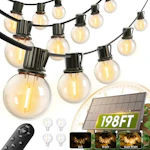 addlon 198ft Solar String Lights