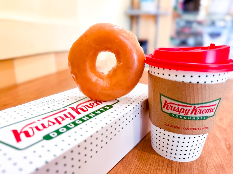 Krispy-kreme-glazed donut-small-coffee-kcl-7