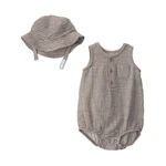 Baby Bubble Bodysuit and Hat Set