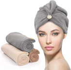 Hair Drying Towels 3-Pack