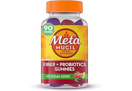 3 Metamucil Fiber Probiotic Gummies