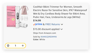 CoolHair Bikini Trimmer