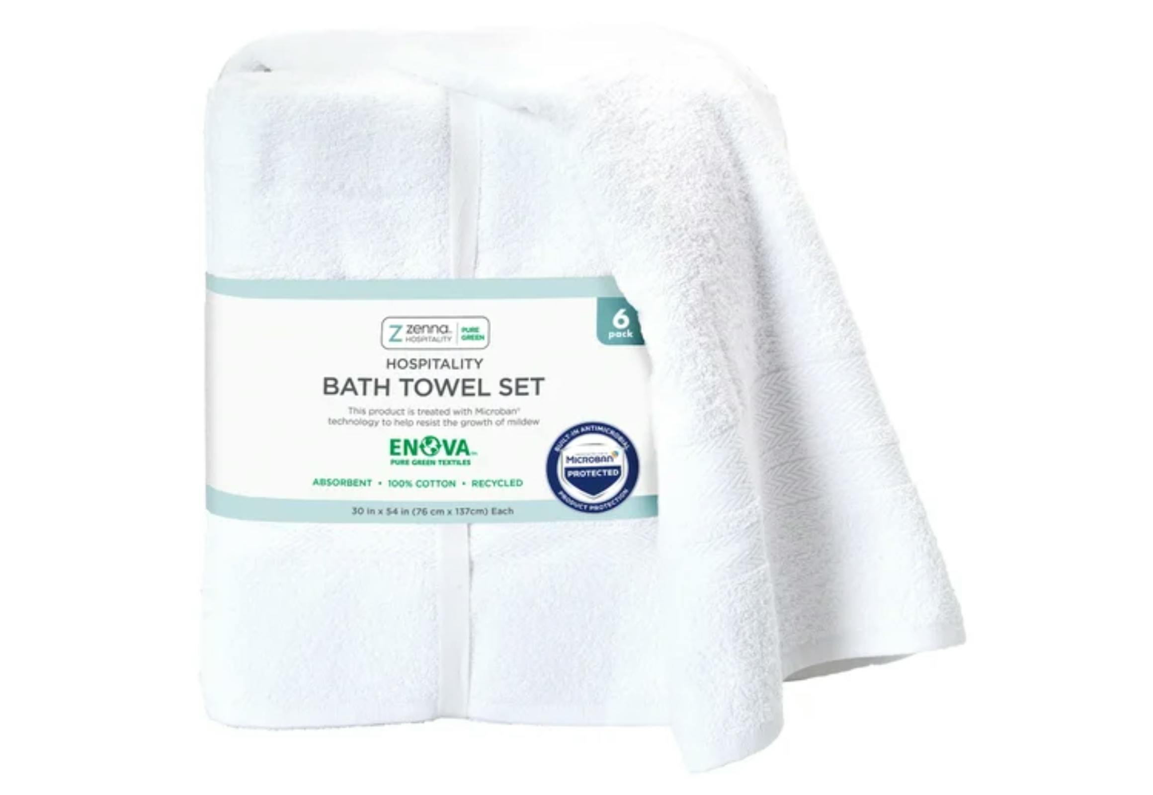 Enova Recycled Cotton Bath Towels
