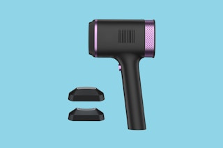 ipl device on blue background