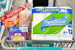 Kroger 5X Digital Coupon Deals: Bottled Water, Cheese, Paper Towels, More card image