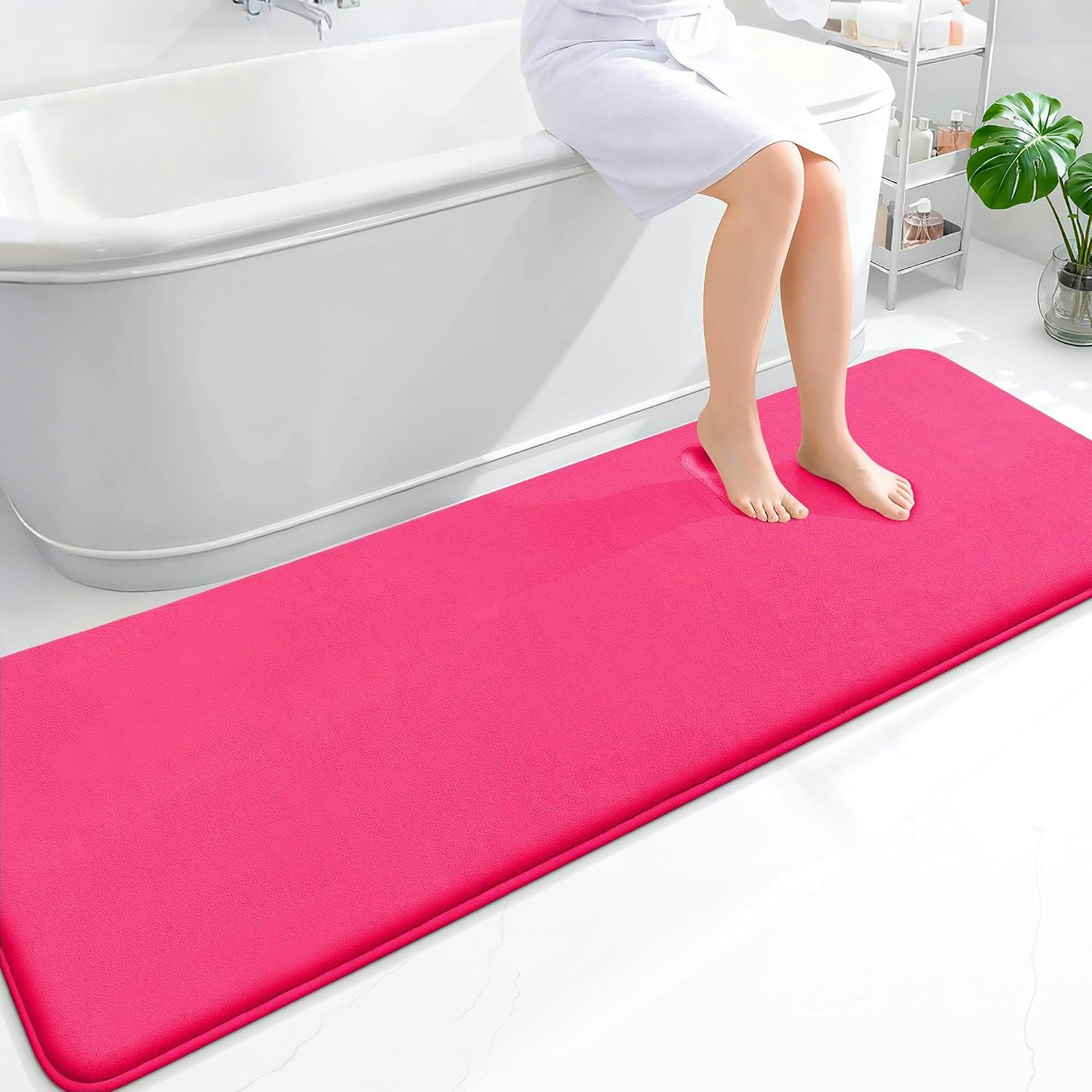OLANLY Memory Foam Bath Runner