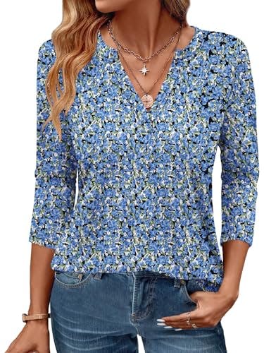 Women's V-neck Tunic Blouse