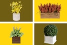 4 different artificial plant styles