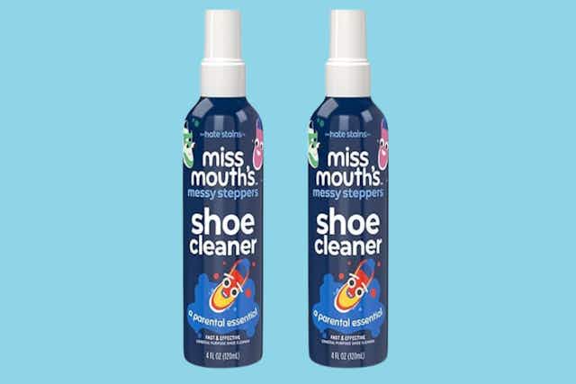 New Miss Mouth's Shoe Cleaner: Get 2 Bottles for $13.59 on Amazon card image