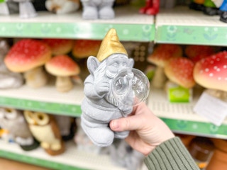 dollar general bubble gnome garden decor