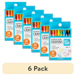 Pen+Gear Crayons 6-Pack