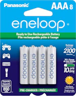 AAA Rechargeable Batteries 8-Pack
