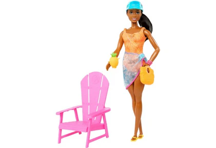 Barbie Pink Passport Doll Set