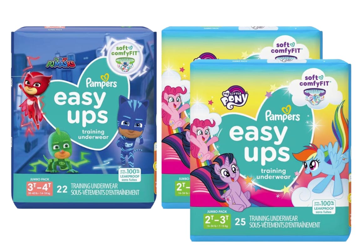 3 Pampers Easy Ups