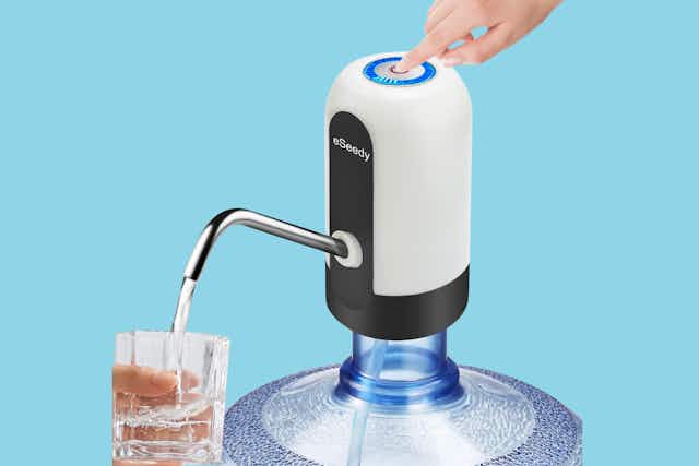 Automatic Electric Drinking Water Pump, Just $6.99 on Amazon (Reg. $17) card image
