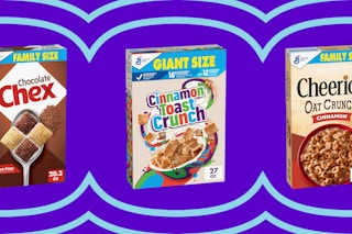 Post cereal on KCL template