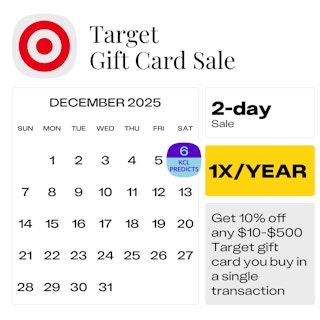 Target Gift Card Sale — December 2025