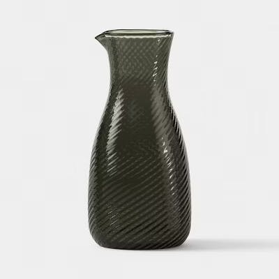 Threshold Glass Swirl Pitcher