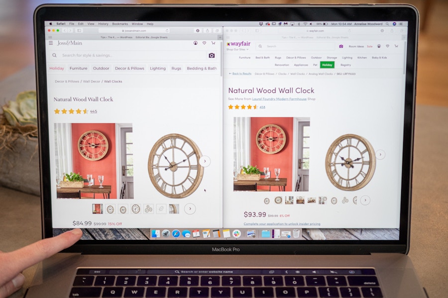 Wayfair will unofficially price match with its partner sites.