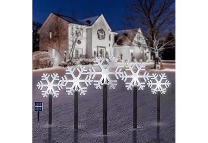 Snowflake Solar Lights