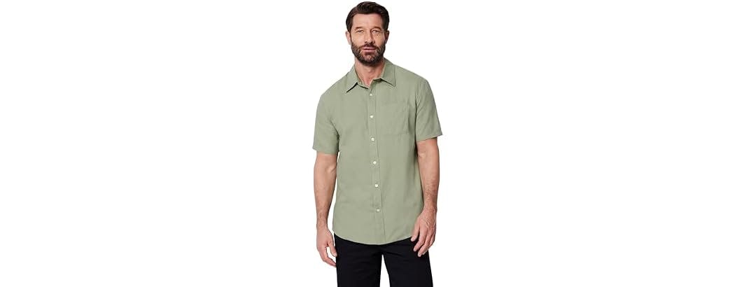 Amazon Essentials Men's Linen Shirt
