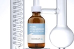 a brown bottle of Hyaluronic Acid Serum