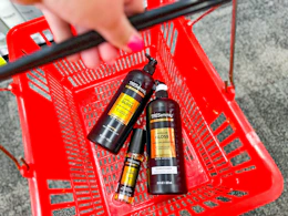 tresemme products in a cvs shopping basket