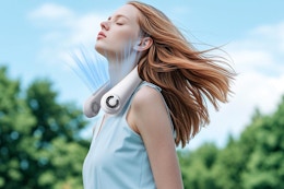 This $20 Portable Neck Fan Is Just $10 on Amazon  card image