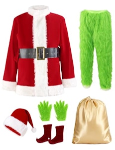 Adult Santa Costume Suit