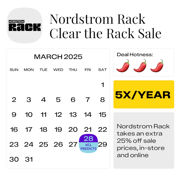 Nordstrom Rack Clear the Rack Sale March 2025 - The Krazy Coupon Lady