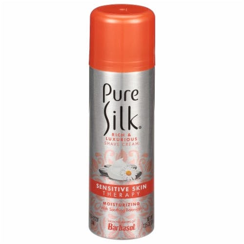 Pure Silk Shaving Cream Can