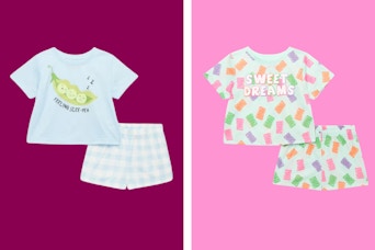 walmart kids pajama set collage