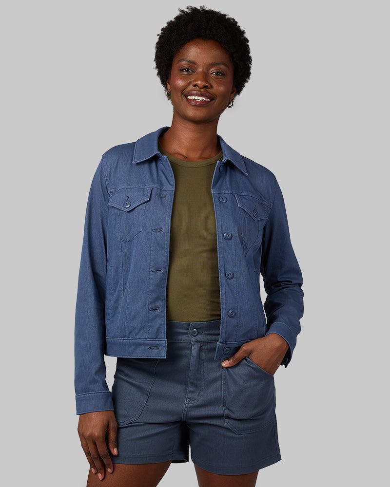 Women's Knit Trucker Jacket