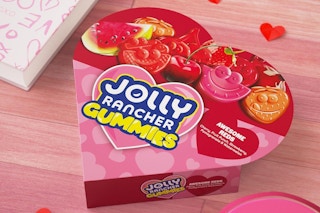 jolly rancher gummies on a table