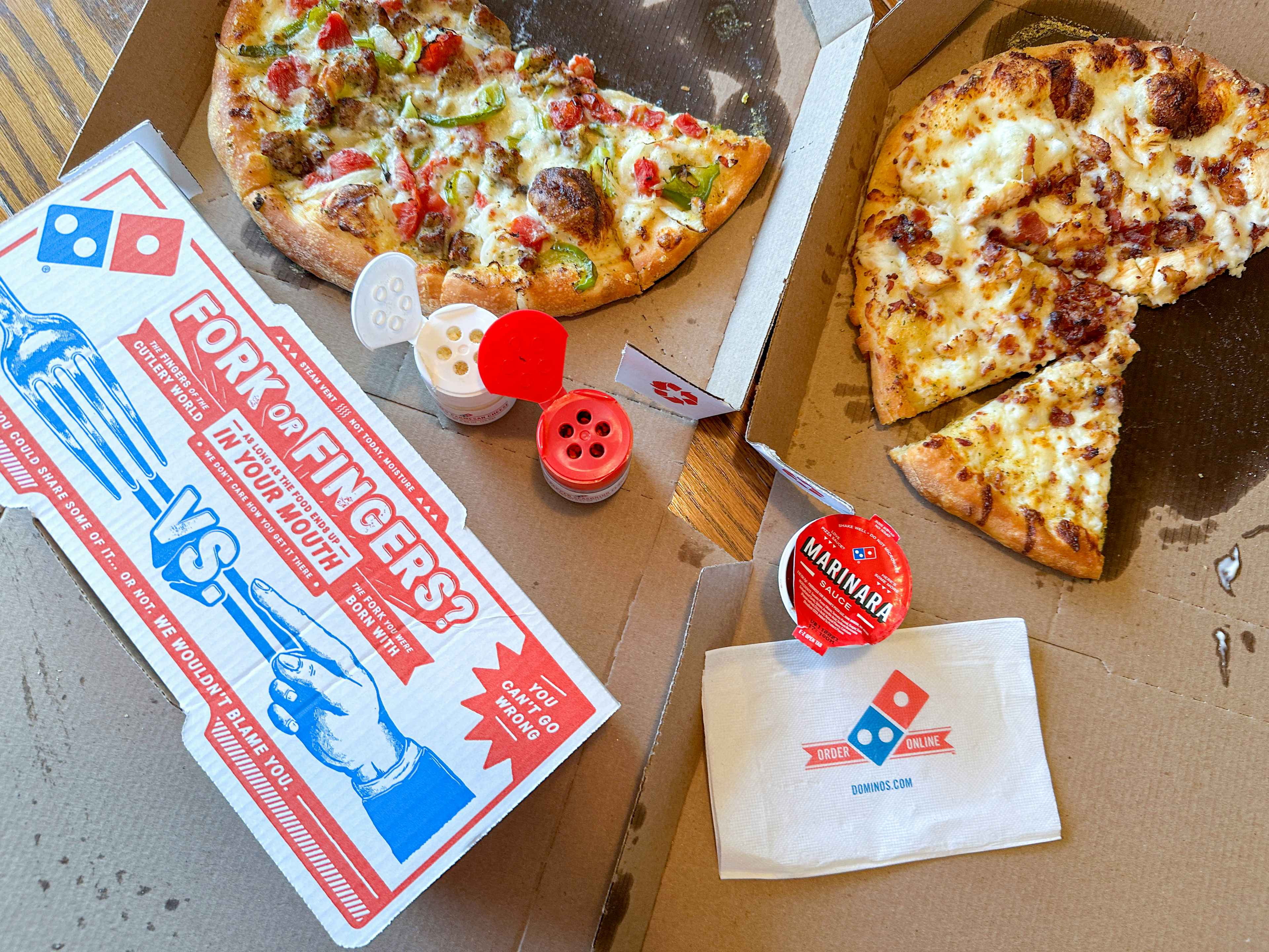 pizza dinner on a table 