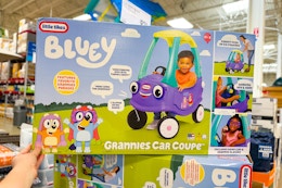 Little Tikes Bluey Grannies Car Cozy Coupe: Get It for $82.96 at Sam’s Club card image
