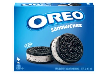 Oreo Ice Cream Sandwiches