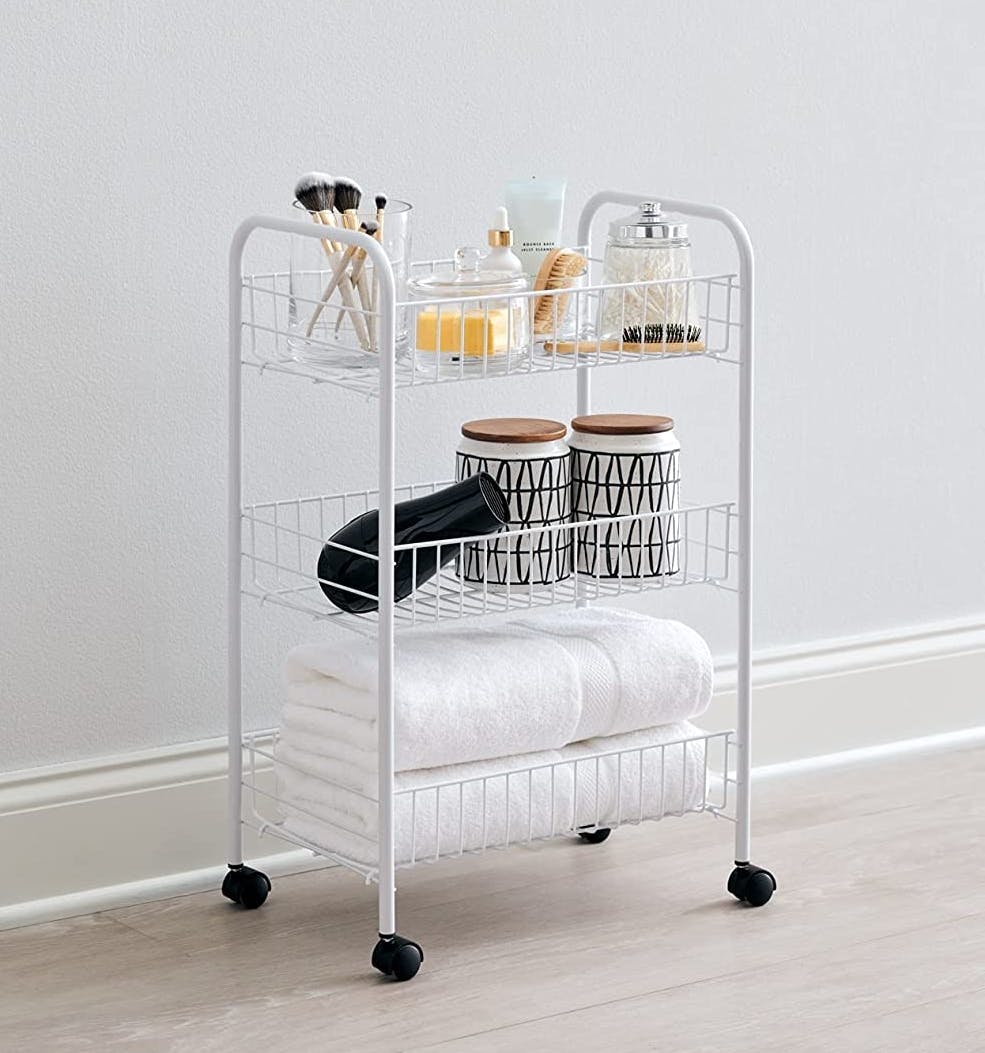 Rubbermaid 3Tier Storage Cart, Only 15 on Amazon The Krazy Coupon Lady