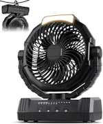 Portable Camping Fan with Lights