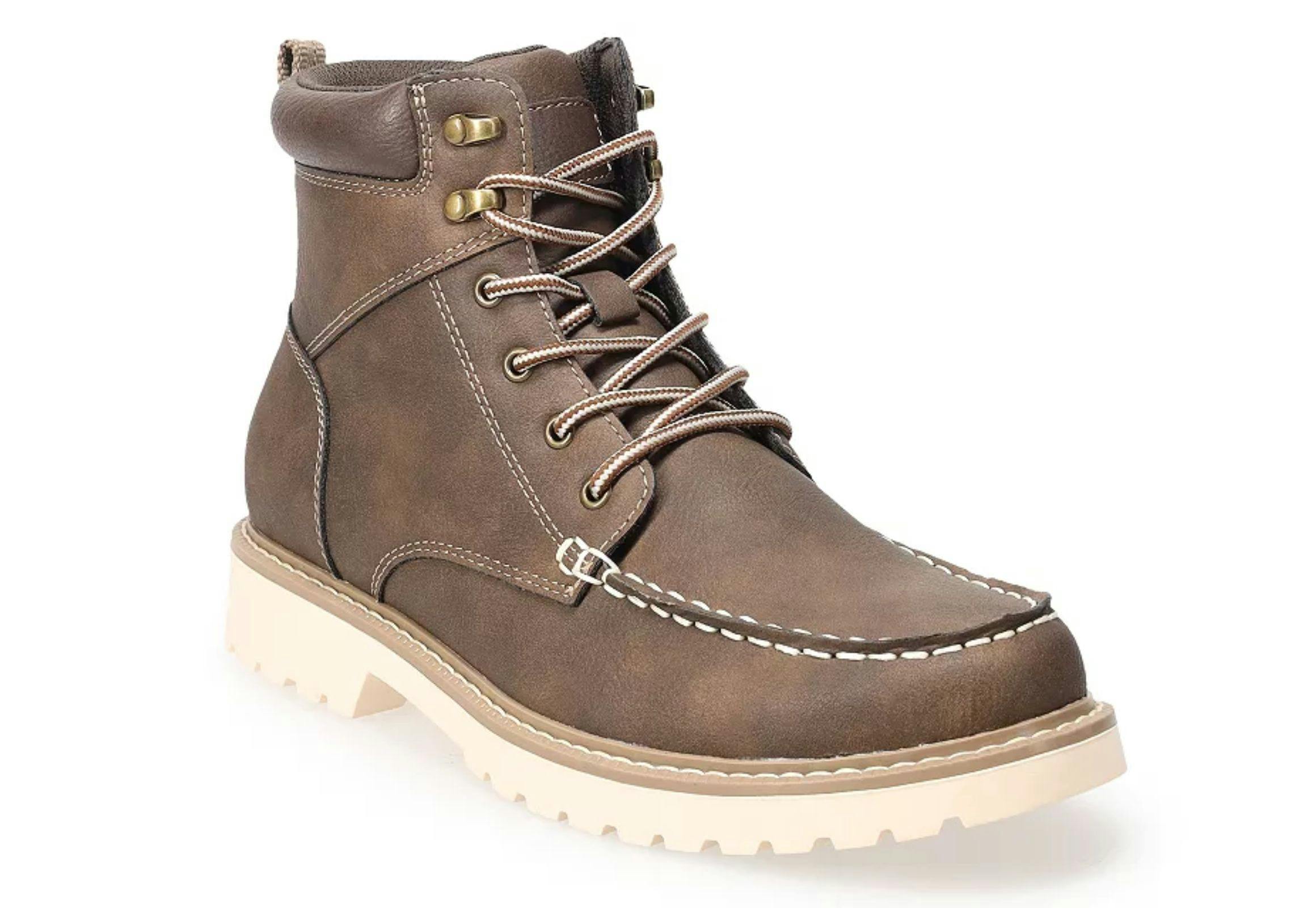 Men's Moc Toe Hiker Boots
