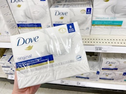 Dove Original Beauty Bar 14-Pack, as Low as $9.37 on Amazon card image