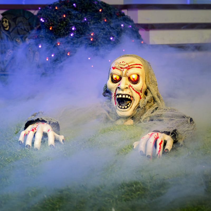 Light-Up Zombie Decor
