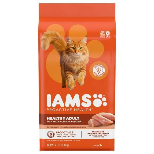 2 IAMS Proactive Health Adult Cat Food Bags