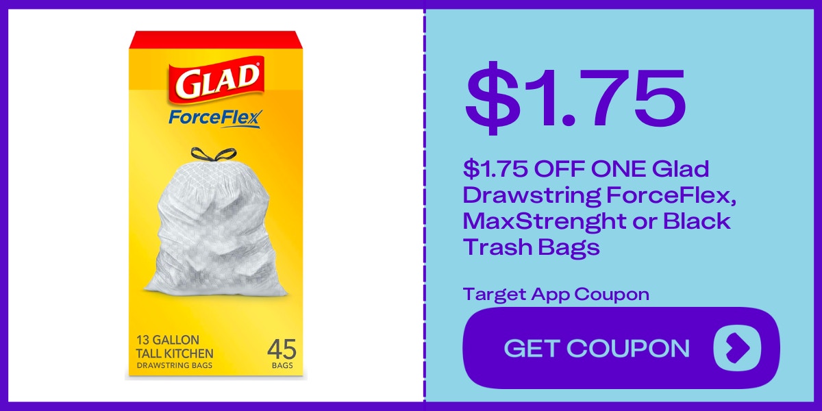 glad forceflex trash bags 45 ct