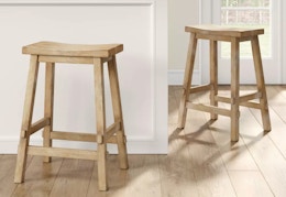 Threshold Farmhouse Barstools, Under $50 With Target Circle Card card image