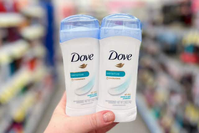 Degree and Dove Deodorants, Under $2 Each at Walgreens card image