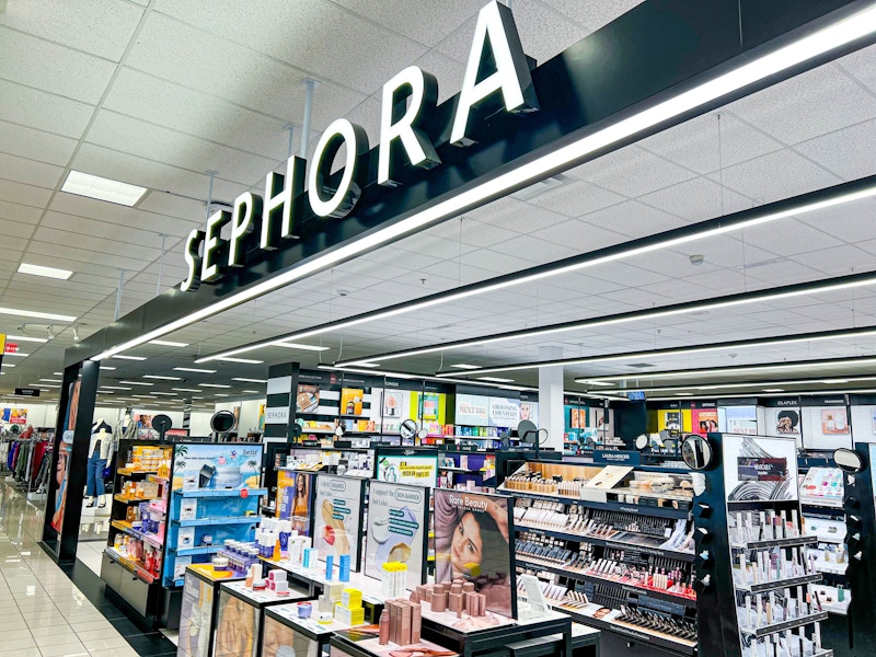 sephora at kohls storefront area shot