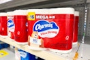 charmin toilet paper on a shelf