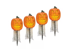 LED Pumpkin Pathway Lights
