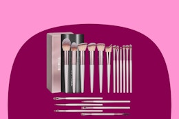 18-Piece Makeup Brush Set, Only $9 on Amazon card image